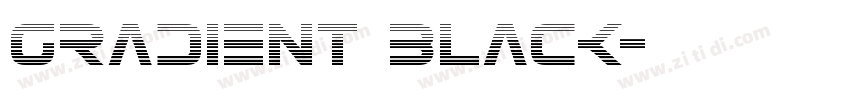 gradient black字体转换